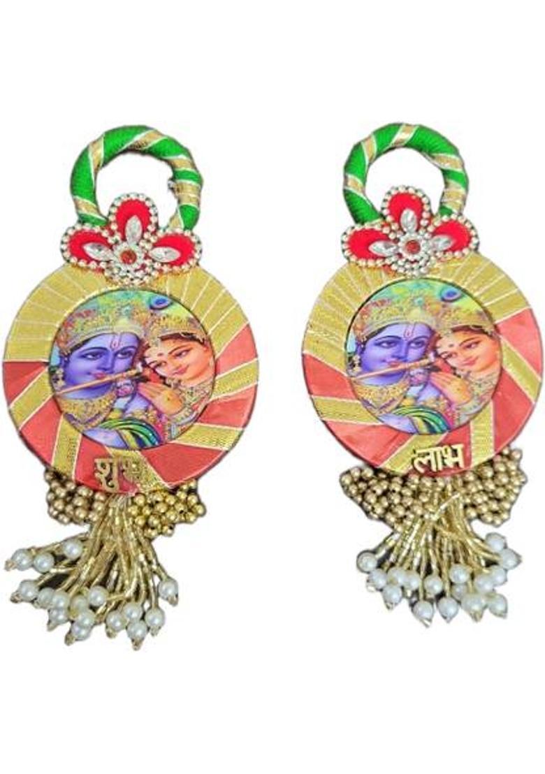 Adwitiya Decorative Showpiece - 12 cm&nbsp;&nbsp;(Wood, Multicolor) - Indya