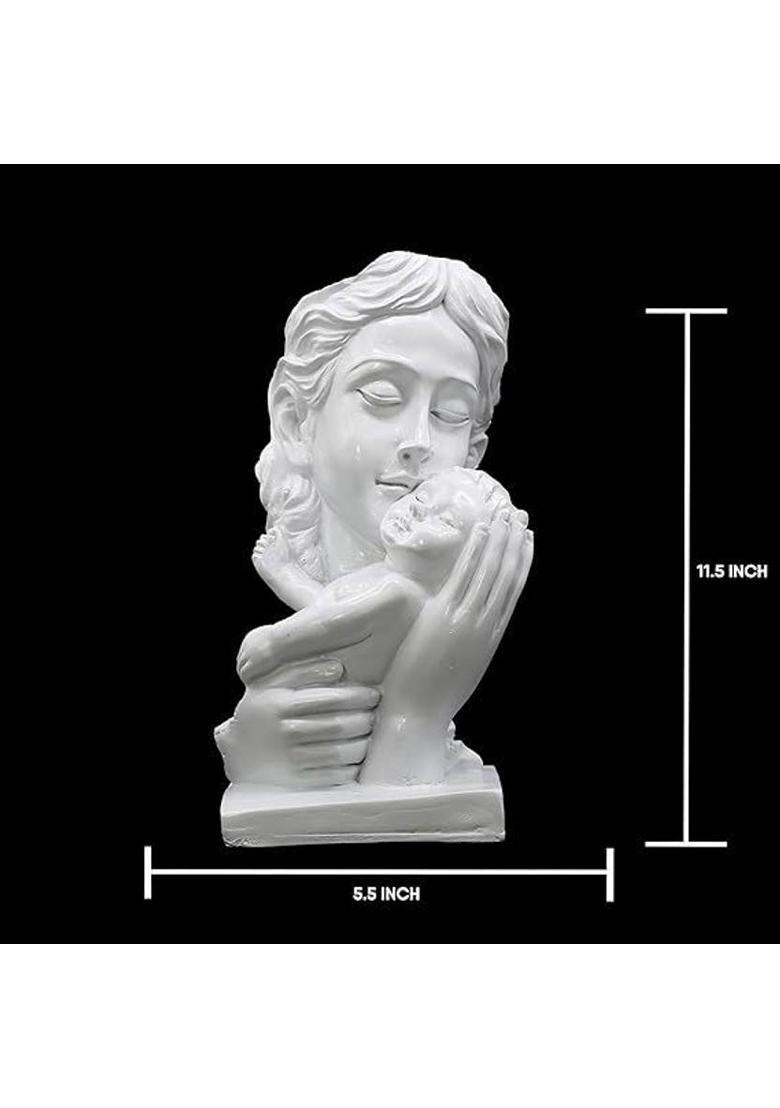 SHIVAPRIYAGEMS Decorative Showpiece - 8 cm&nbsp;&nbsp;(Resin, Multicolor) - Indya