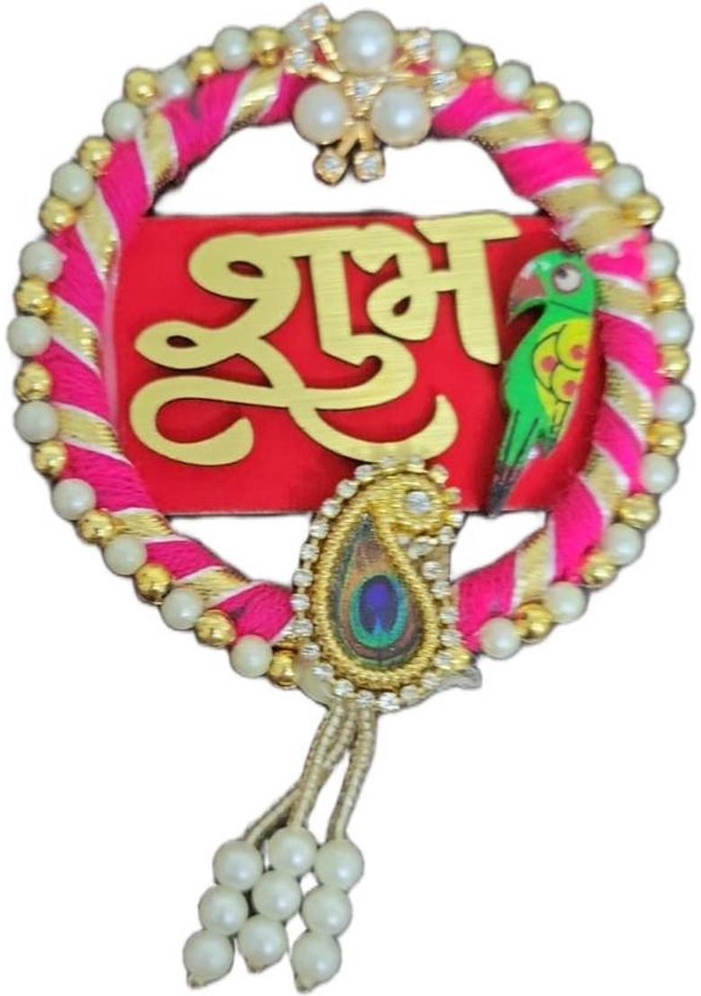 Adwitiya Decorative Showpiece - 12 cm&nbsp;&nbsp;(Wood, Multicolor) - Indya