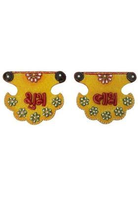 Ramani Decorative Showpiece - 12 cm&nbsp;&nbsp;(Wood, Multicolor)