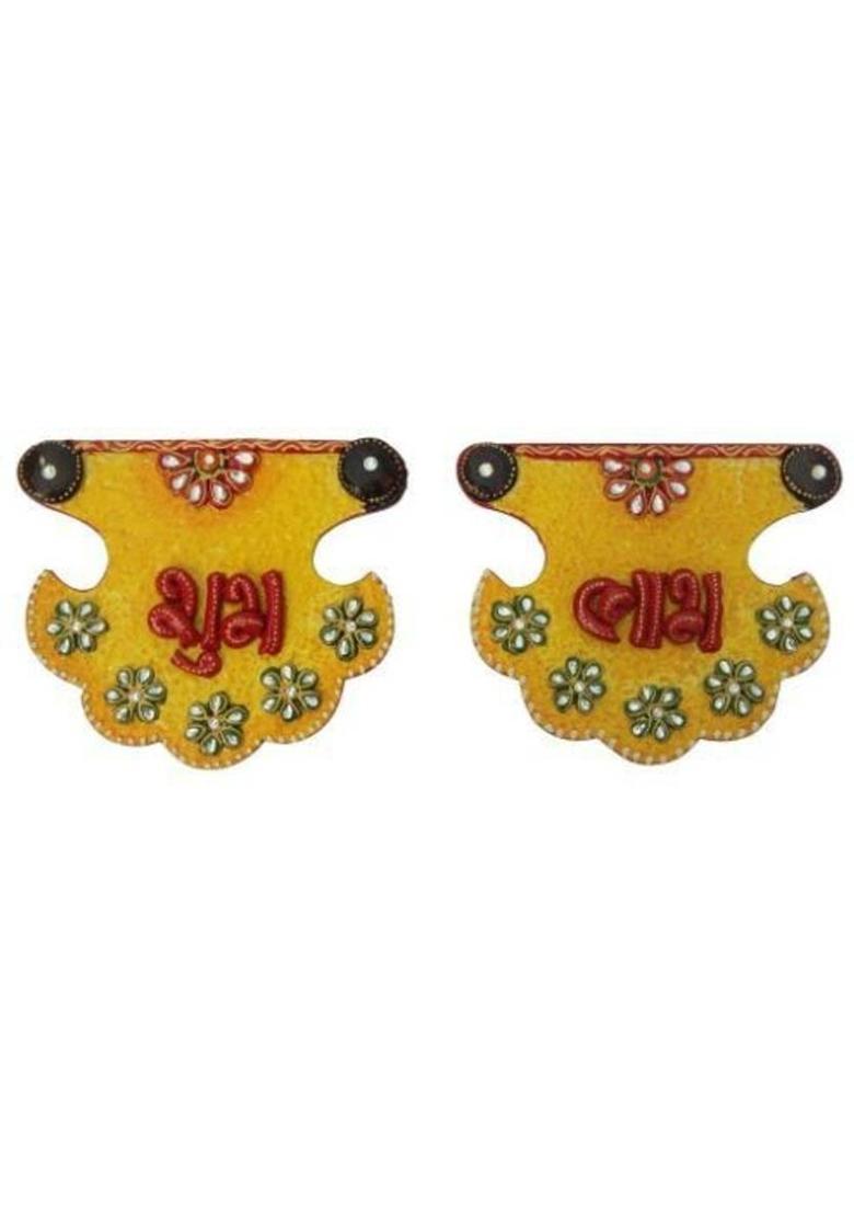 Ramani Decorative Showpiece - 12 cm&nbsp;&nbsp;(Wood, Multicolor) - Indya