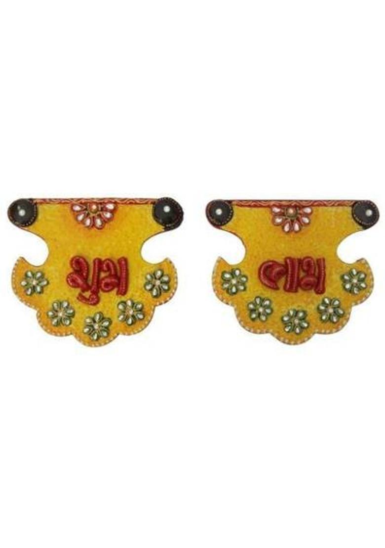 Ramani Decorative Showpiece - 12 cm&nbsp;&nbsp;(Wood, Multicolor) - Indya