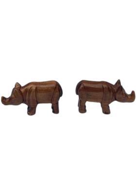 MAMPI ENTERPRISE Decorative Showpiece - 4.5 cm&nbsp;&nbsp;(Wood, Brown)