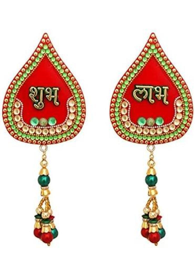 BDS CREATIONS Decorative Showpiece - 6.5 cm&nbsp;&nbsp;(Plastic, Red) - Indya