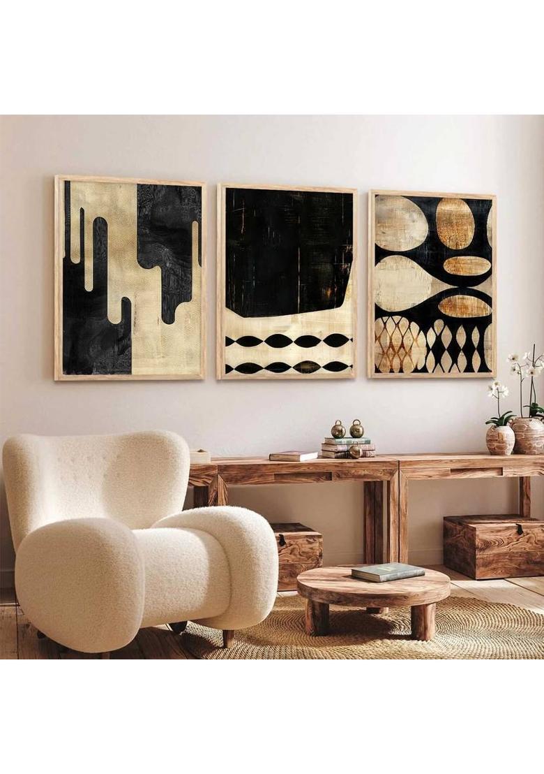 AS TRADERS Wooden Elephant Wall Hanging with Shubh Labh 16&nbsp;&nbsp;(3 inch, Blue) - Indya