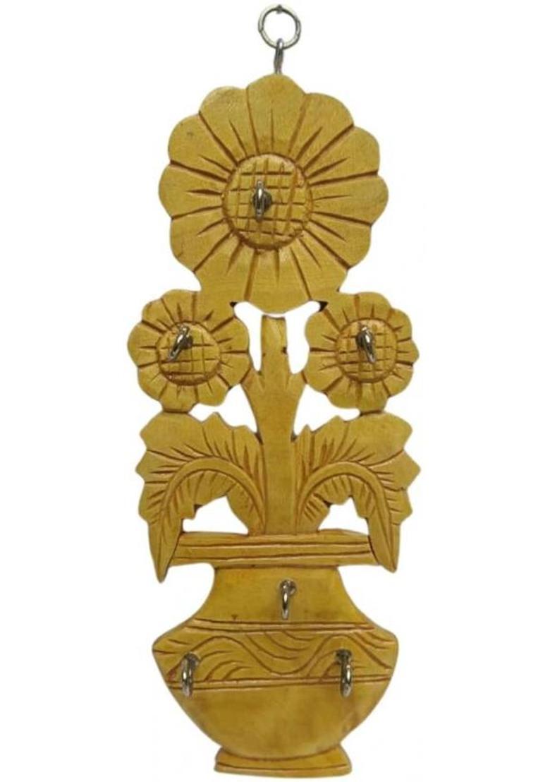 MAMPI ENTERPRISE 1 Decorative Showpiece - 27 cm&nbsp;&nbsp;(Wood, Brown) - Indya