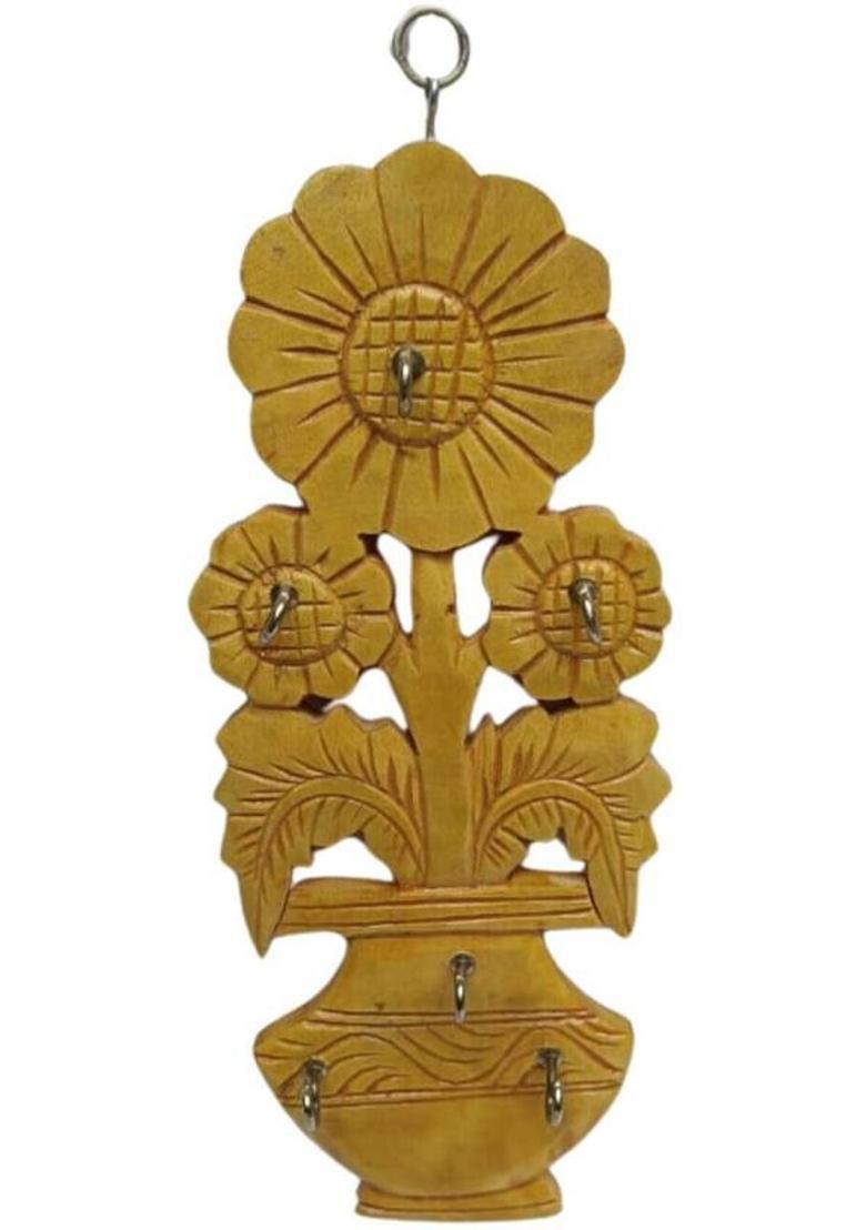 MAMPI ENTERPRISE 1 Decorative Showpiece - 27 cm&nbsp;&nbsp;(Wood, Brown) - Indya