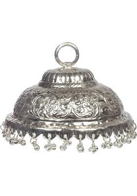 MLS HANDICRAFTS Germen Silver Chatar (umbrella) Full Ghungroo Layer for all the gods (6 inch) Decorative Showpiece - 15.24 cm&nbsp;&nbsp;(Gold Plated, Silver)