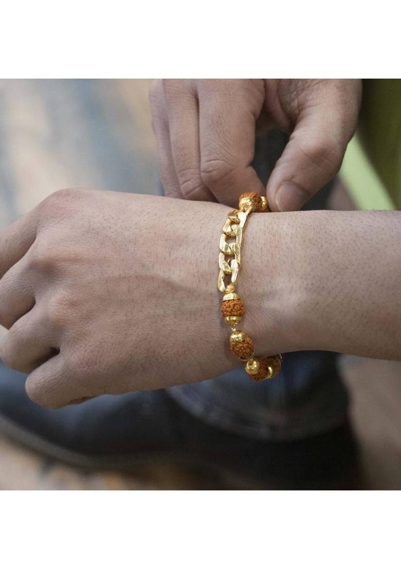 Brass Gold-plated Bracelet - Indya