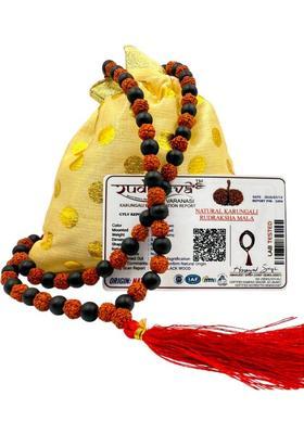 Original Karungali Rudraksha Malai 108+1 Beads 8mm (ISO Lab Certified) / Rudraksha Necklace