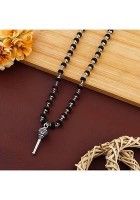 Ram Gada Karungali Mala Silver Plated Brass Chain Set