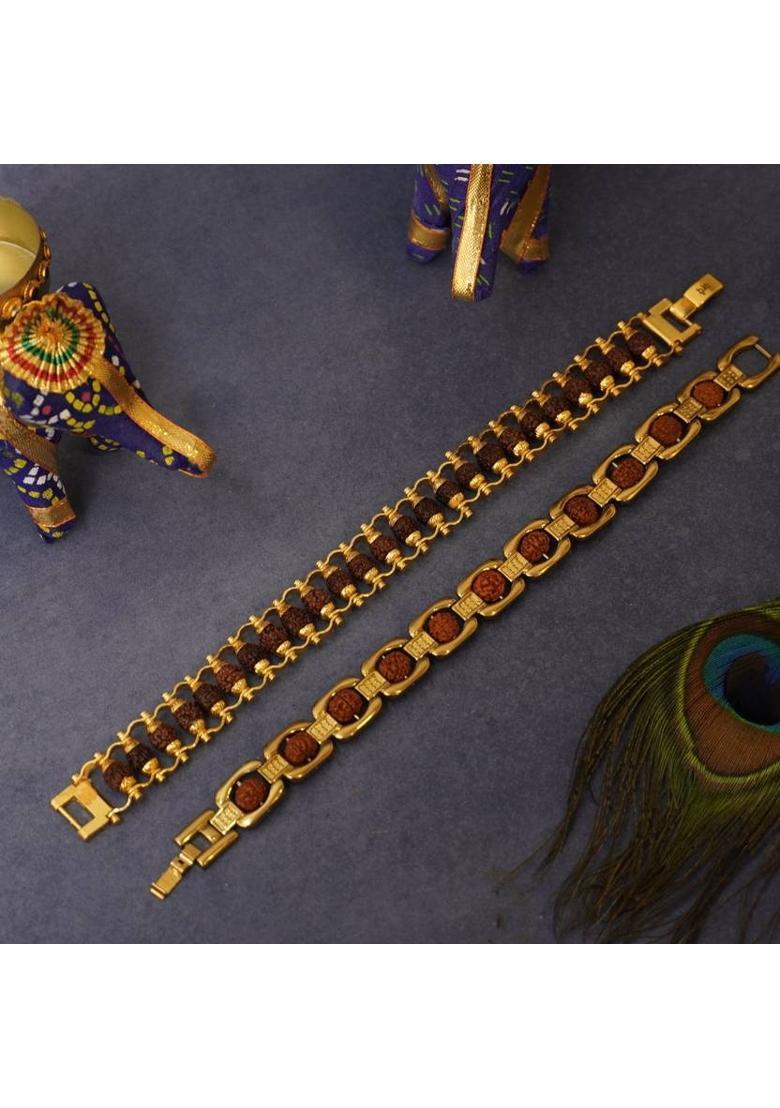 Brass Gold-plated Bracelet - Indya