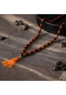 Divya Shakti Rudraksha Karungali Mala - 108+1 Beads Wood Necklace