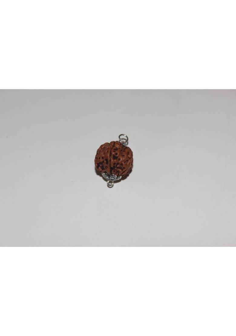 yashvriddhi 5 Mukhi Rudraksha With Lab Certified, Wood Pendant - Indya