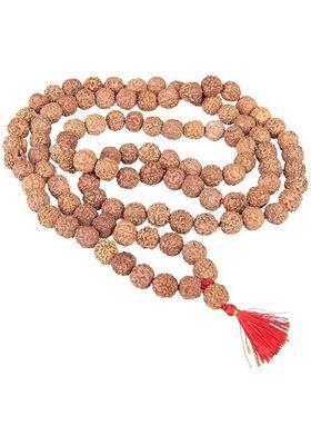 Panchmukhi Rudraksha Mala | Sacred Japa Beads for Peace & Healing Wood, Rudraksha Necklace