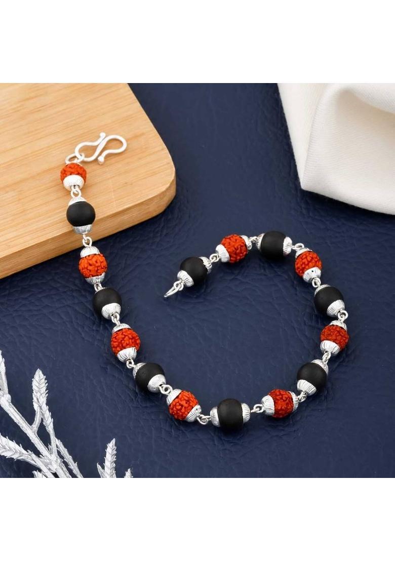 Brass Rhodium Bracelet - Indya