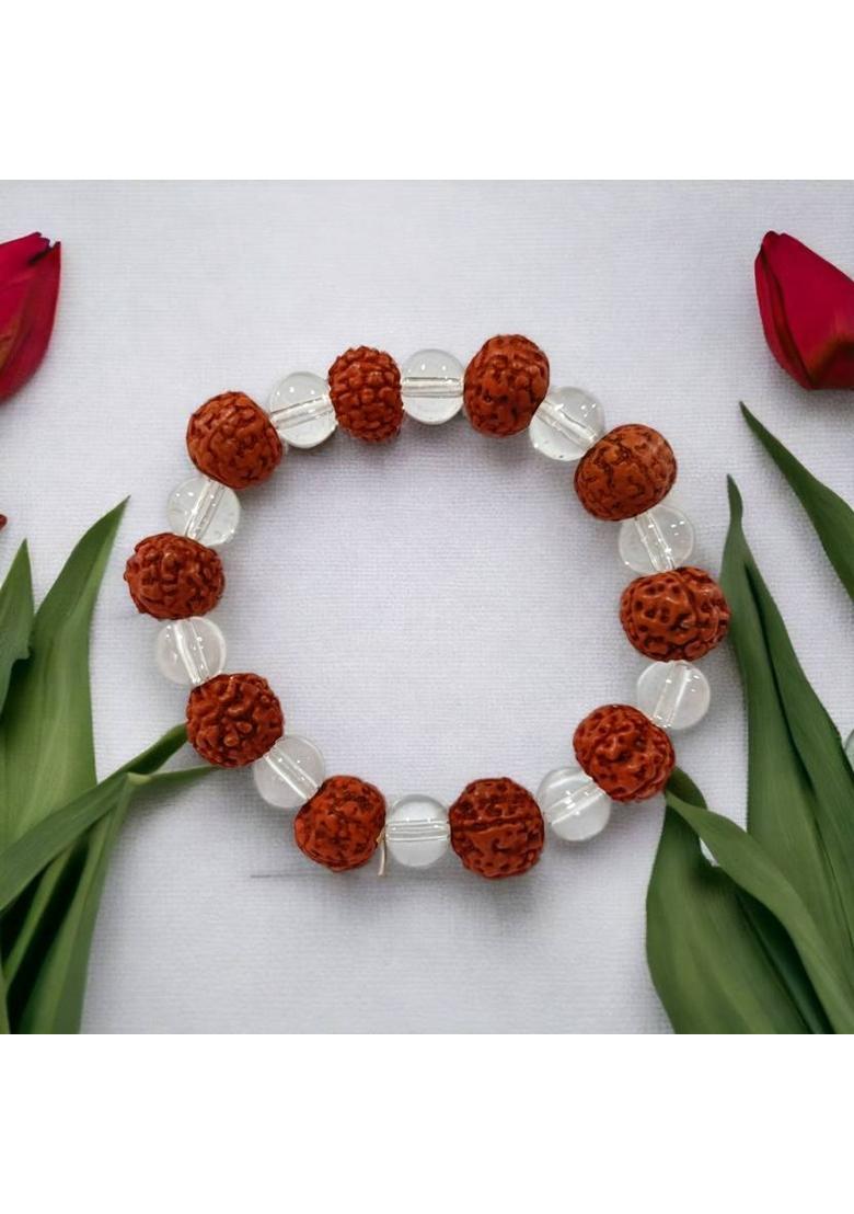 Wood Crystal Bracelet - Indya