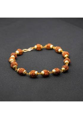 Rudraksha Gold-plated Bracelet