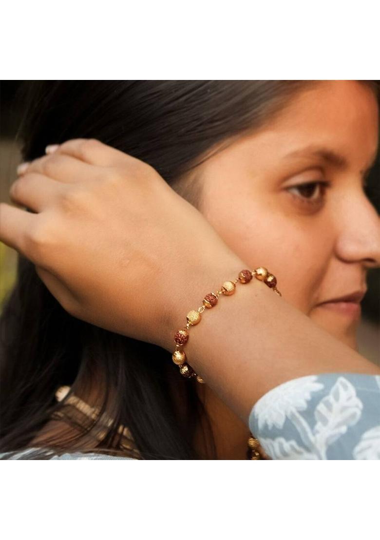 Brass Gold-plated Bracelet - Indya