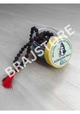 Original Black Rudraksha Mala 5mm Beads Rudraksha Chain