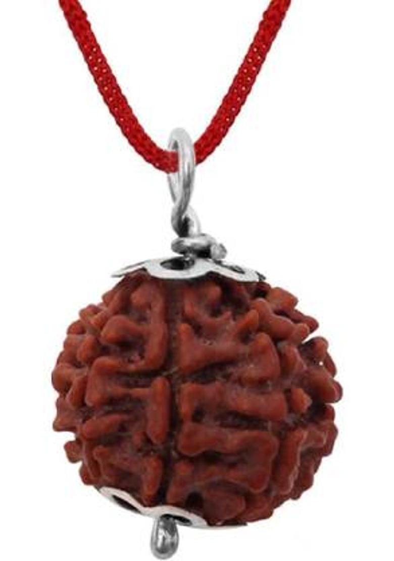 Rudra gems Jewellery ORIGINAL(NEPALI) 7 MUKHI RUDRAKSHA Wood Pendant - Indya