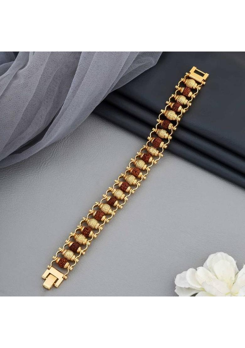 Brass Rhodium Bracelet - Indya