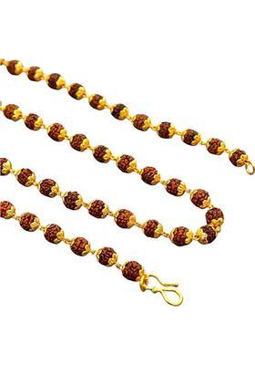 Rudraksha Mala Gold-plated Plated Metal, Rudraksha Chain