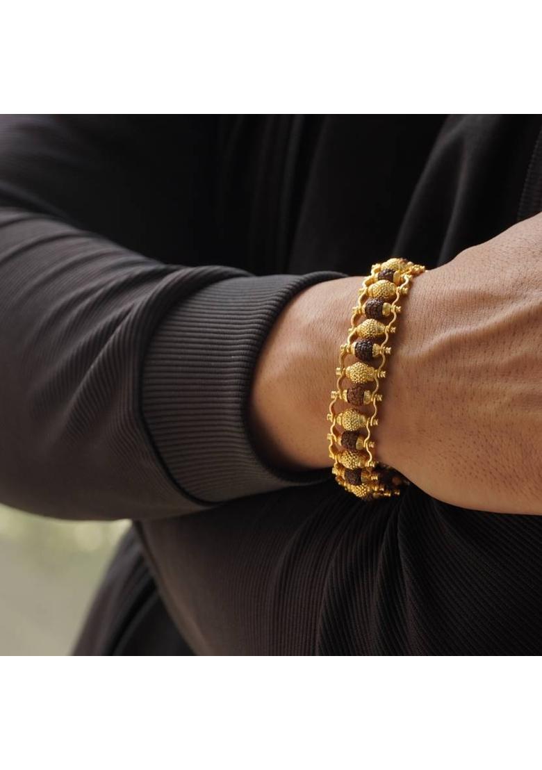 Brass Gold-plated Bracelet - Indya