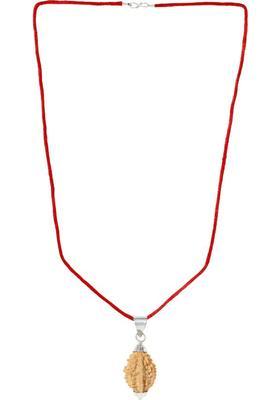 DIVINE HINDU 2 Mukhi Nepali Rudraksha Bead | Lab Certified | Focus, Peace & Vitality Wood Pendant