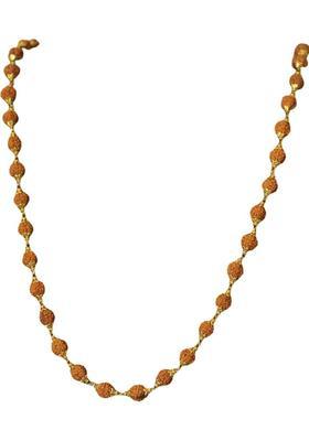 Gold Plated Rudraksha Mala Gold-plated Plated Brass Necklace
