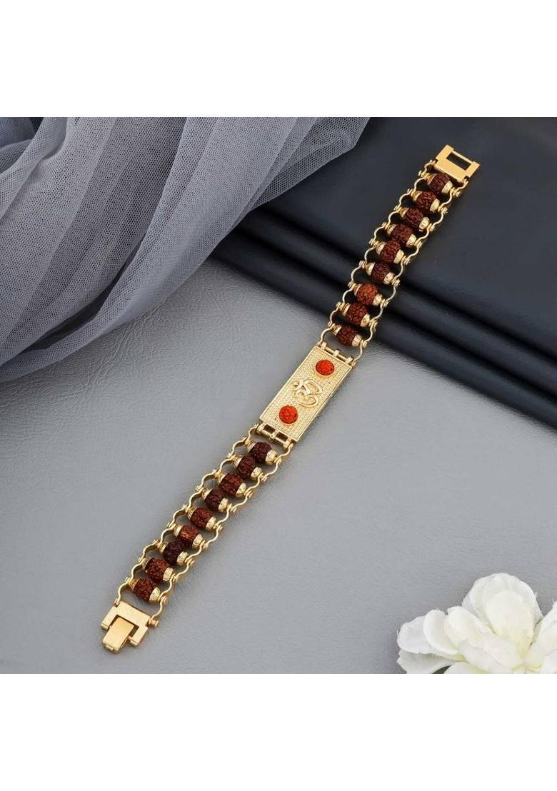 Brass Rhodium Bracelet - Indya