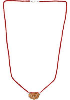 DIVINE HINDU 1 Mukhi Original Rudraksha Bead | Divine Symbol | Lab Certified | Spiritual Use Wood Pendant