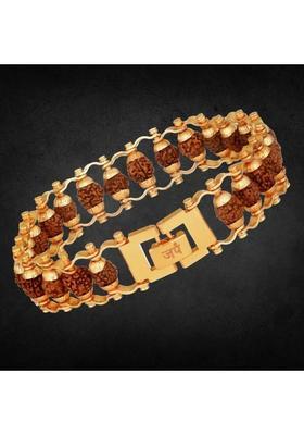 Rudraksha Gold-plated Bracelet