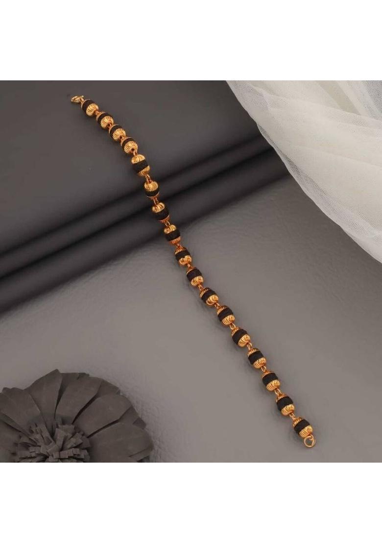 Brass Rhodium Bracelet - Indya