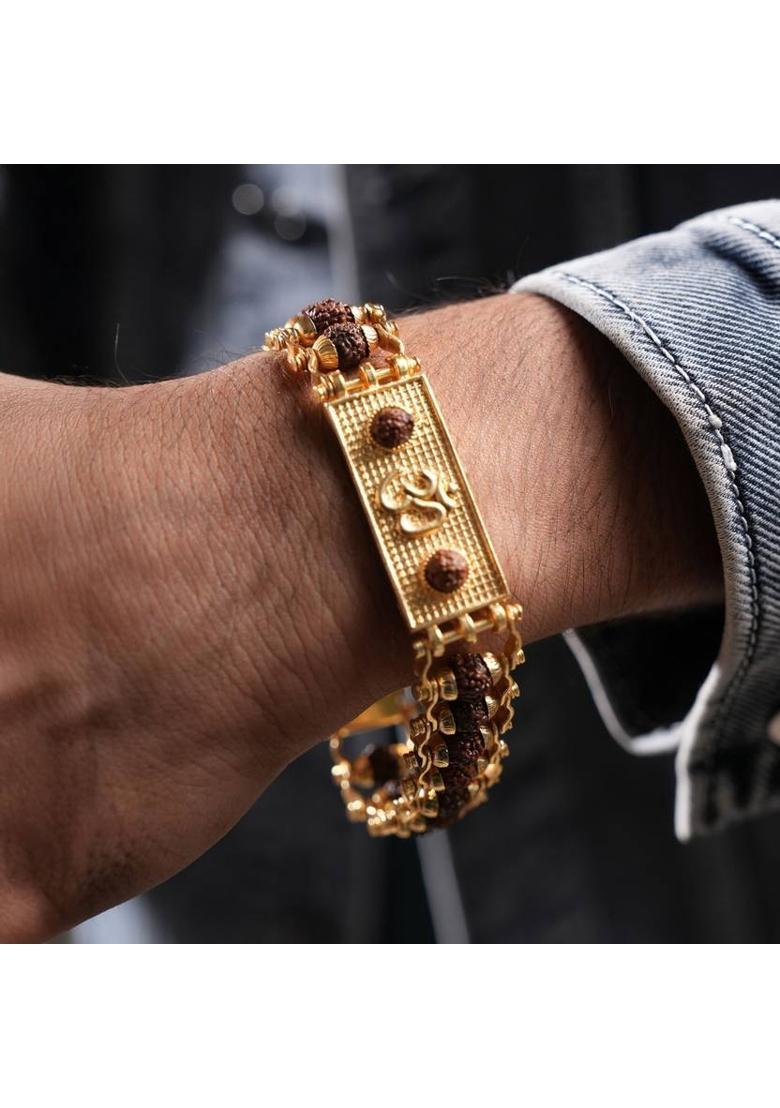 Brass Gold-plated Bracelet - Indya