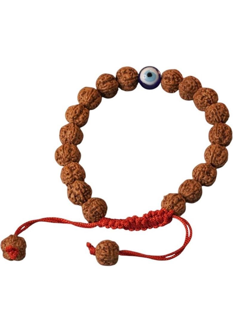 Rudraksha, Evil Eye Bracelet - Indya
