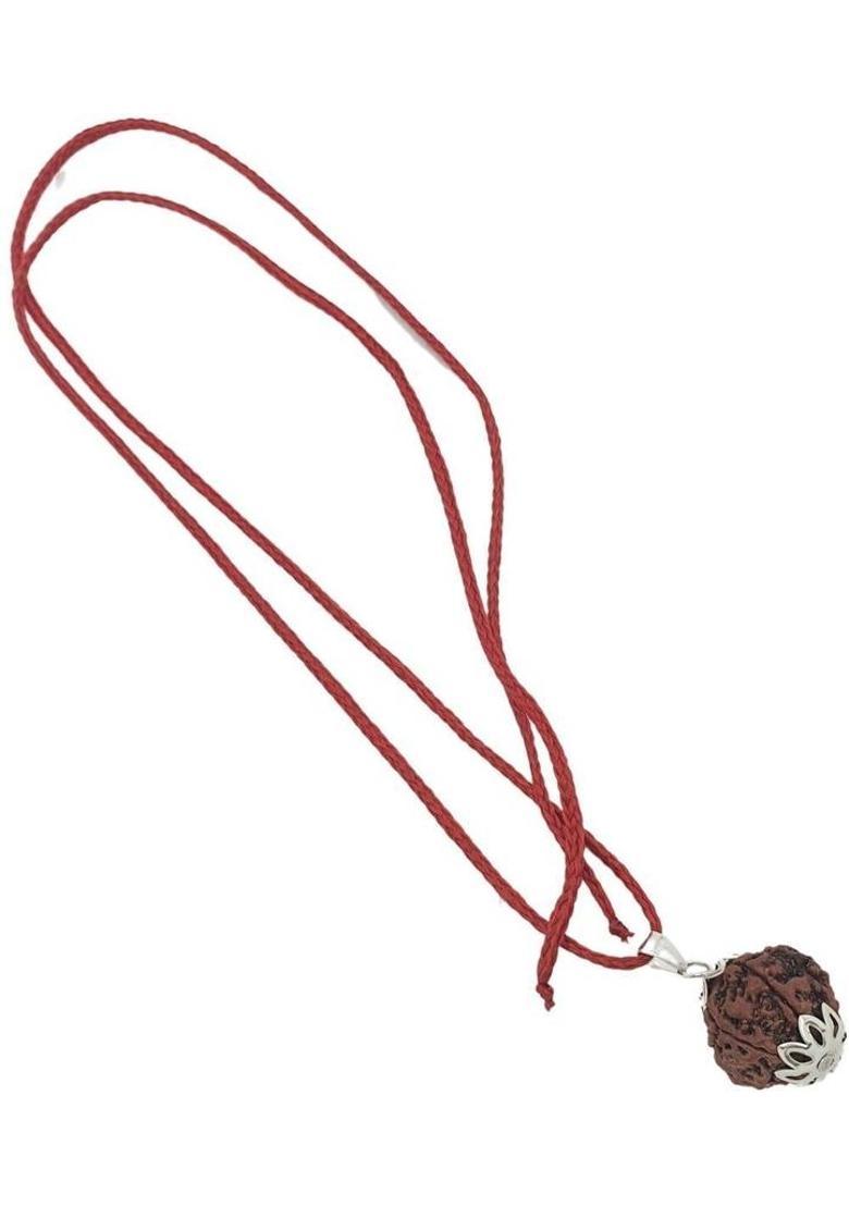 Rudra gems Jewellery Silver Beads Brass, Wood Locket - Indya