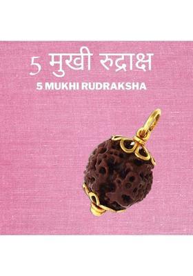 Rudra gems Jewellery Gold-plated Wood Pendant