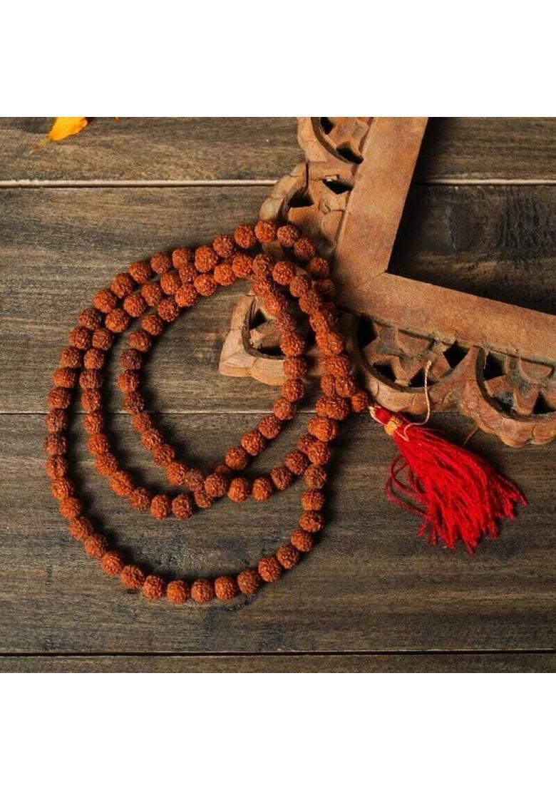 mala 108 Beads Original Beads Rudraksha Chain - Indya