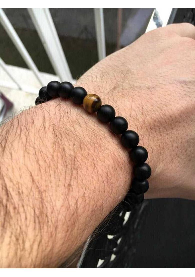 Stone Beads, Agate, Quartz Bracelet - Indya