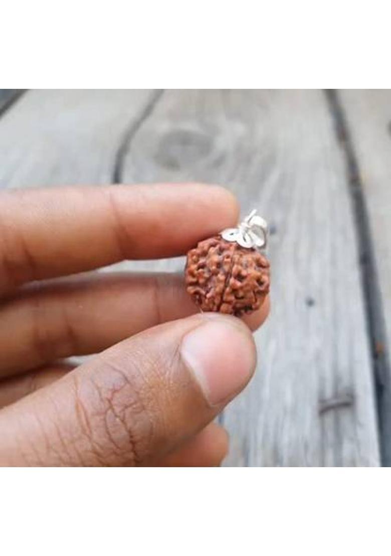 uniworldwide Lab Certified 5 Mukhi Rudraksha Nepali Wood Locket - Indya