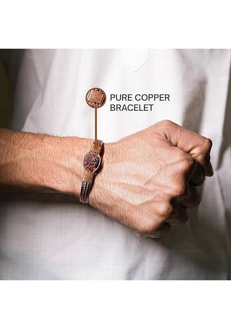 Brass Rhodium Bracelet - Indya