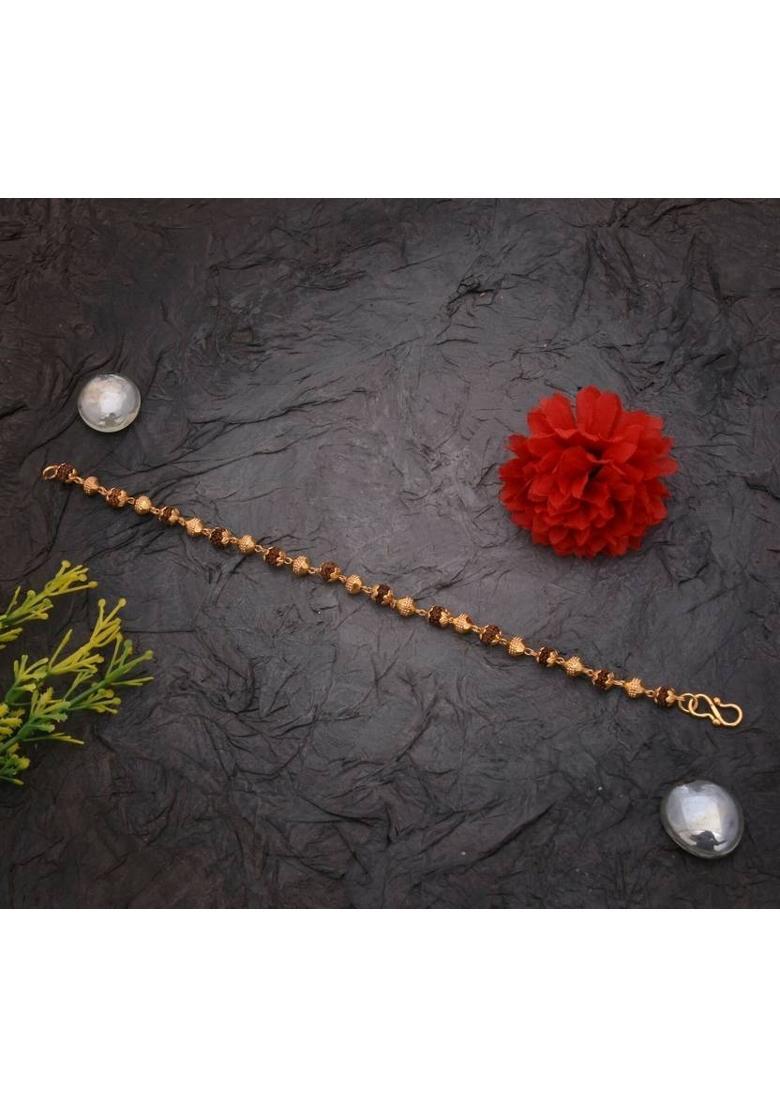 Rudraksha Brass Bracelet - Indya