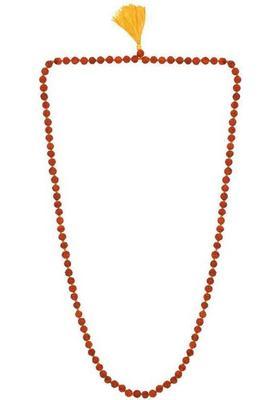 Original 5 Mukhi Rudraksha Natural 9mm Beads Japa Mala 108 Wood Chain