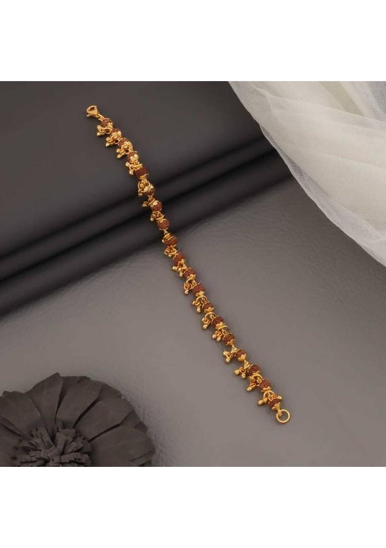 Brass Rhodium Bracelet - Indya