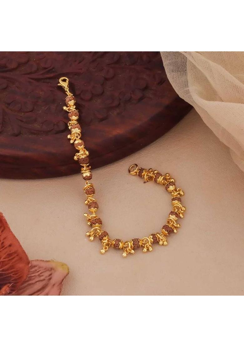 Brass Rhodium Bracelet - Indya