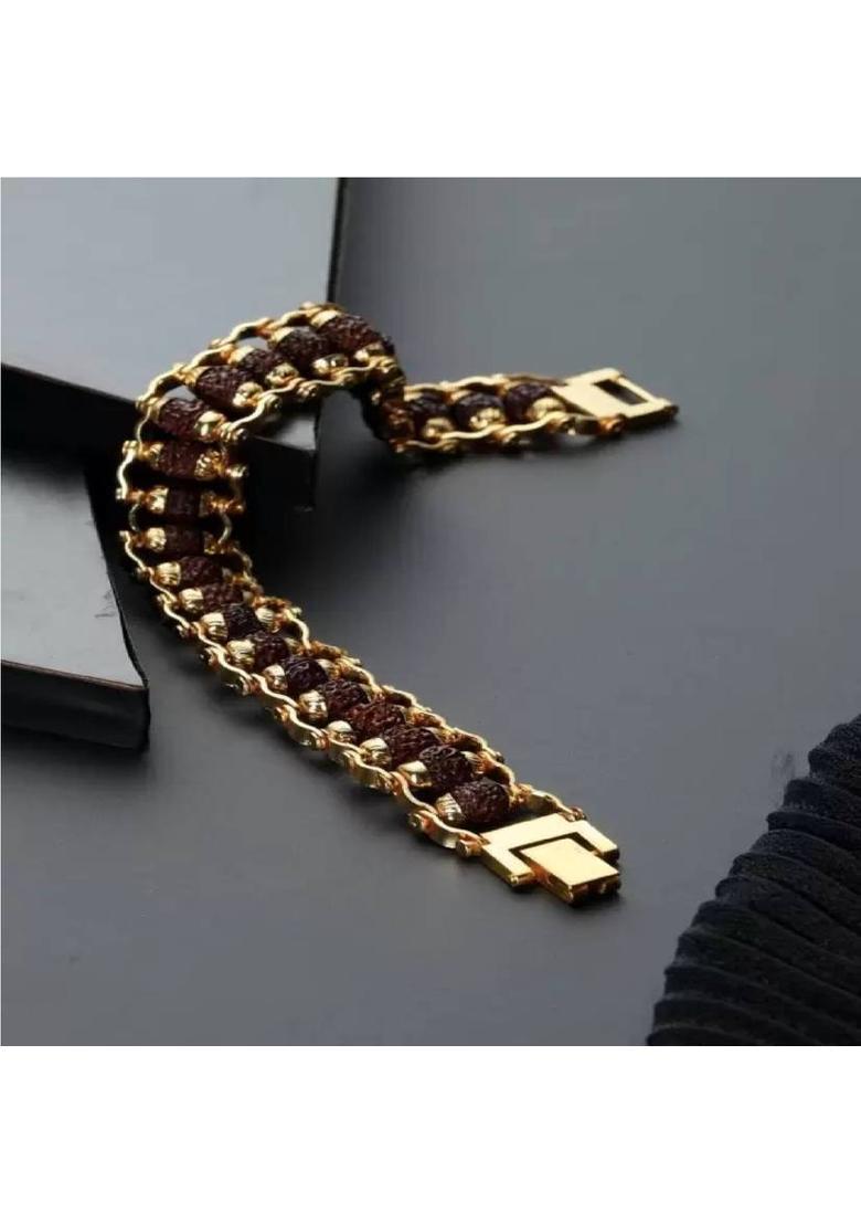 Stainless Steel Gold-plated Bracelet - Indya