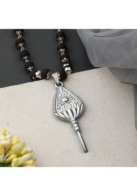 Murugan Astra Karungali Mala Silver Plated Brass Chain Set