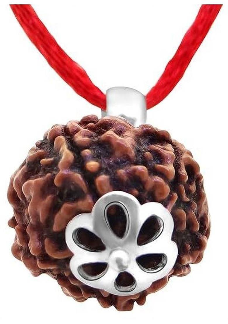 A1 yashvriddhi Original 5 Mukhi Nepali Rudraksha Five Face Rudraksh Wood Pendant - Indya