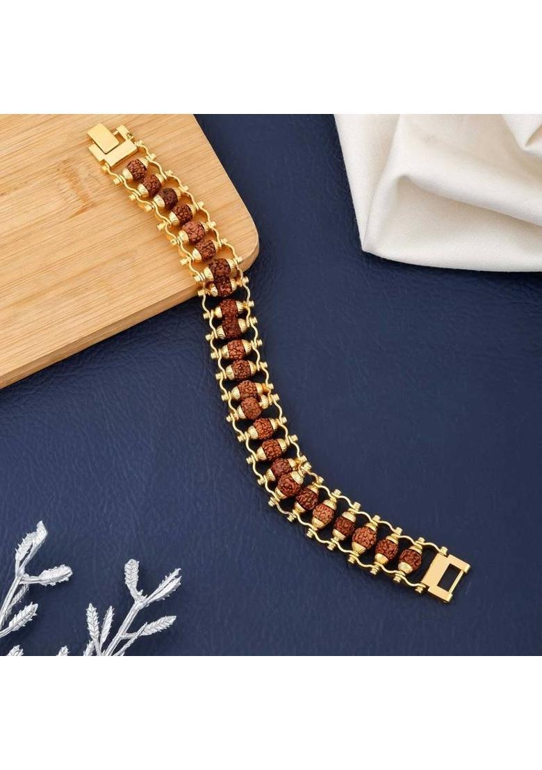 Brass Rhodium Bracelet - Indya